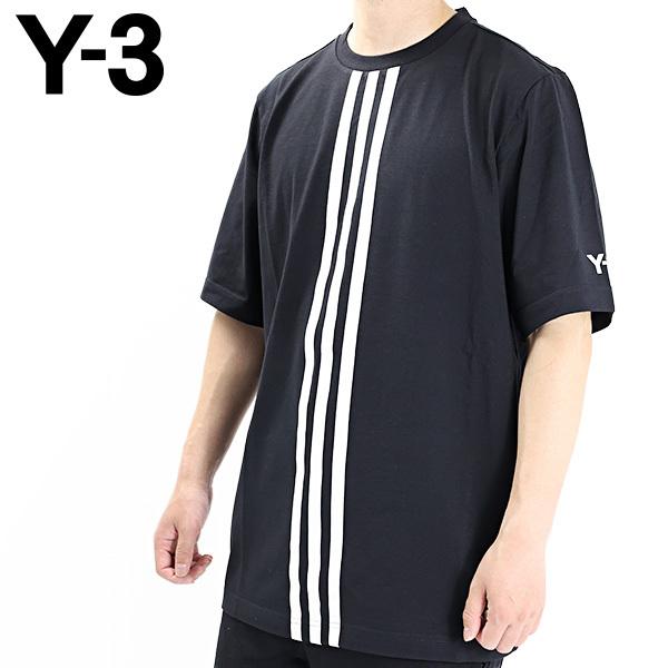 Y-3 ワイスリー M CH1 SHORT SLEEVE CENTER FRONT STRIPES TEE Tシャツ 