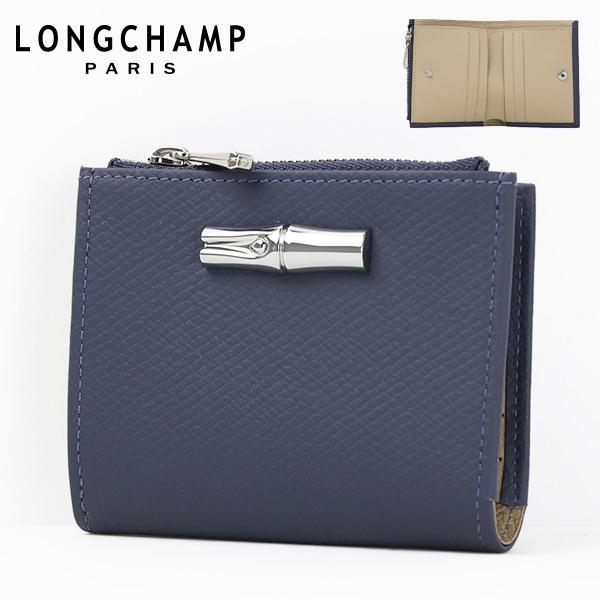 LONGCHAMP ロンシャン　レザーミニ折り財布　ネイビー 楽天市場】ロンシャン 財布 三つ折り財布 フローネ ミニ財布