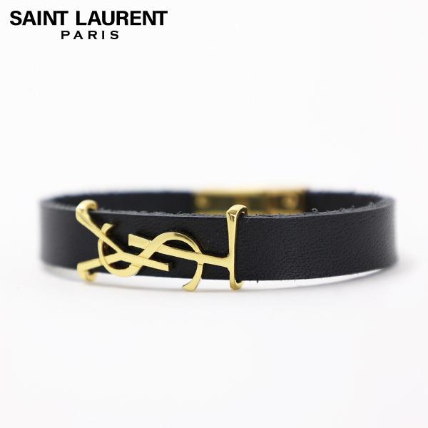SAINT LAURENT サンローラン OPYUM Leather Bracelet 559355 0IH0J 