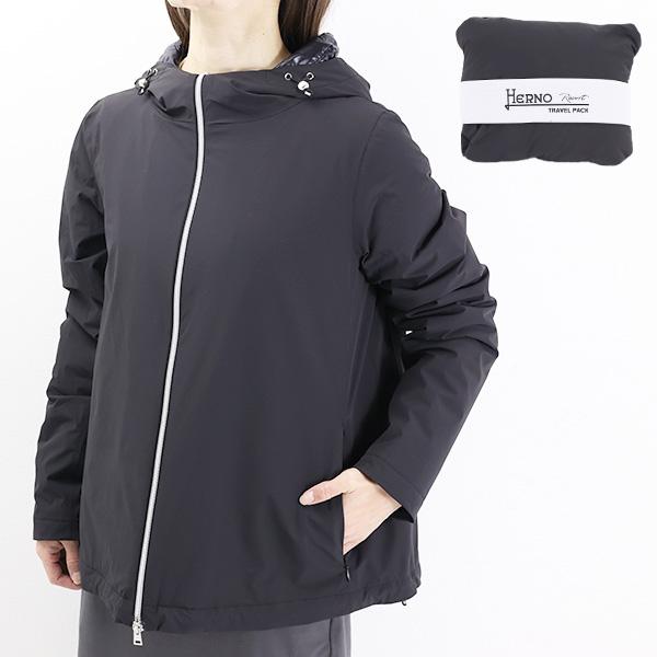 HERNO ヘルノ HOODED JACKET パッカブルジャケット ナイロン 中綿 