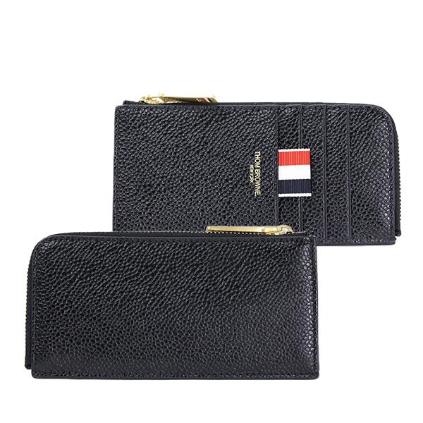 THOM BROWNE トムブラウン Flat Wallet ハーフジップウォレット THOM BROWNE トムブラウン Flat Wallet ハーフジップウォレット