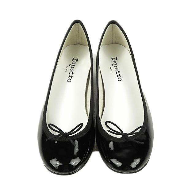レペット カミーユ バレエシューズ ブラック レザー リボン 37 repetto レペット バレエシューズ Camille Ballerinas カミーユ