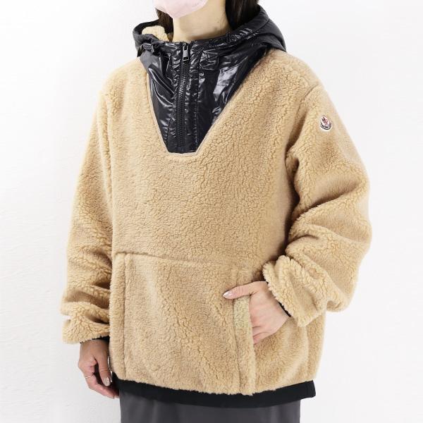 モンクレール TEDDY HOODIE ボアパーカー Beige Teddy Zip-Up Hoodie - Clothing for Children | Moncler US