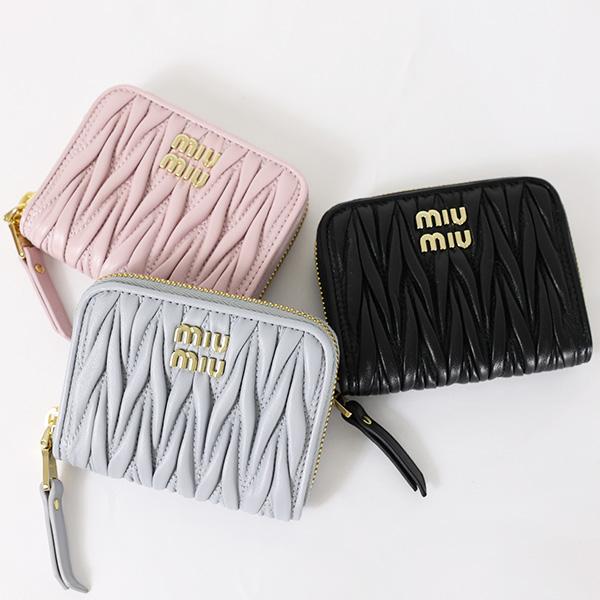 miu MIU ミュウミュウ MATELASSE COIN CASE カードケース カード miu MIU ミュウミュウ MATELASSE COIN CASE カードケース カード