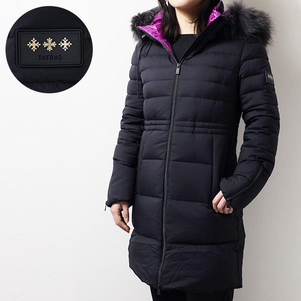 TATRAS タトラス ルナ ラクーンファー キルティング ダウン Aライン