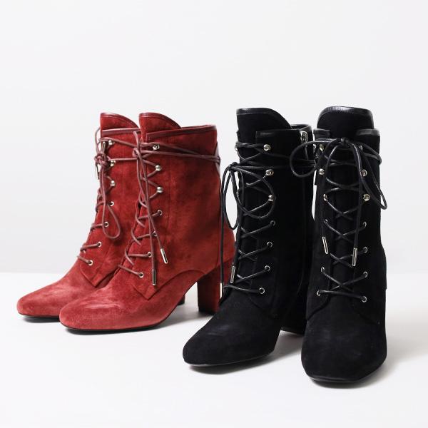LONGCHAMP（ロンシャン） Lace up Boots ショートブーツ ブーツ レース