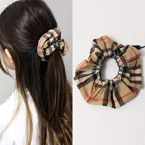 BURBERRY バーバリー Vintage Check Cotton Scrunchie シュシュ ヘア