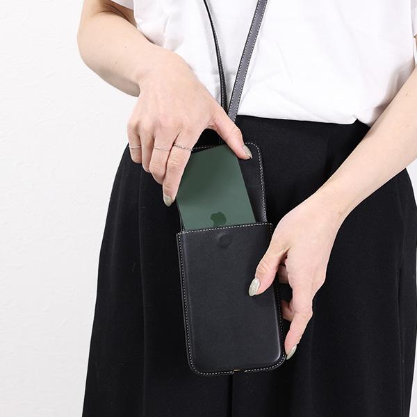 【セール中】A.P.C. アーペーセースマホショルダーバッグ ブラック A.P.C. アーペーセー PXAWV H63521 ショルダーバッグ メンズ