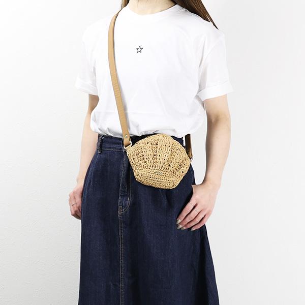 Chloe（クロエ） SHELL SHAPED RAFFIA White SHOULDER BAG ショルダー