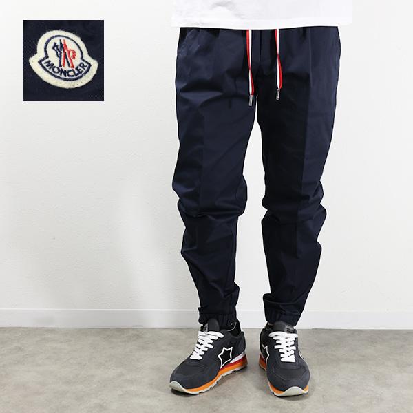 MONCLER モンクレール トリコロール スウェット ハーフパンツ 紺