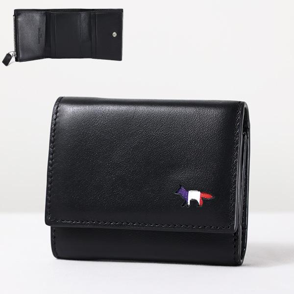 MAISON KITSUNE メゾンキツネ TRICOLOR FOX ULTRA COMPACT WALLET 