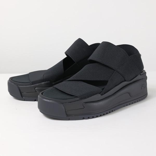 Y-3 黒 サンダル ストラップ付き