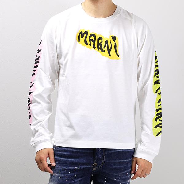 MARNI マルニ Logo Long Sleeve T-Shirts ロンT 長袖 プリントTシャツ 