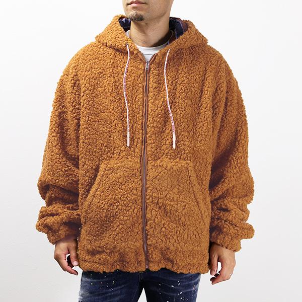 メンズ 【値下げ】MARNI フード付きパーカー ブラウン size44