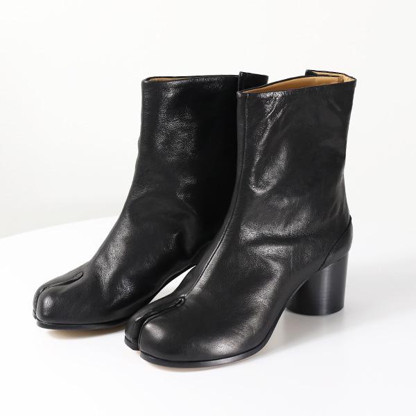 【メゾンマルジェラ】タビ　tabi　ショートブーツ ヒール　38 黒 Maison Margiela（メゾンマルジェラ） Tabi Short Boots タビブーツ