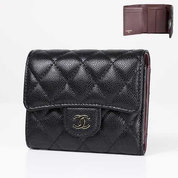 CHANEL マトラッセ　ラムスキン　三つ折り財布 CHANEL（シャネル） 財布 三つ折り財布 マトラッセ ラムスキン