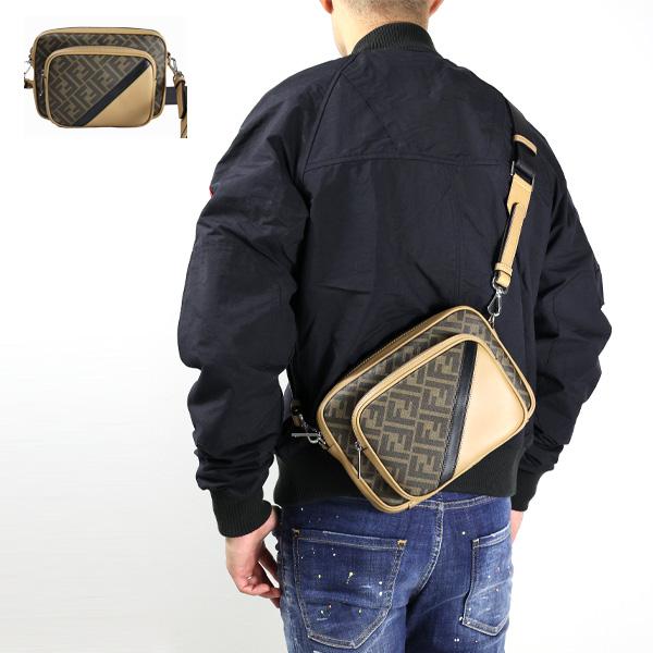 FENDI フェンディ Diagonal Duo Camera Case ベルトバッグ FF FENDI フェンディ Diagonal Duo Camera Case ベルトバッグ FF