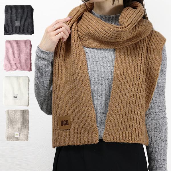 UGG（アグ） W CHUNKY RIB KNIT SCARF チャンキーリブニットスカーフ