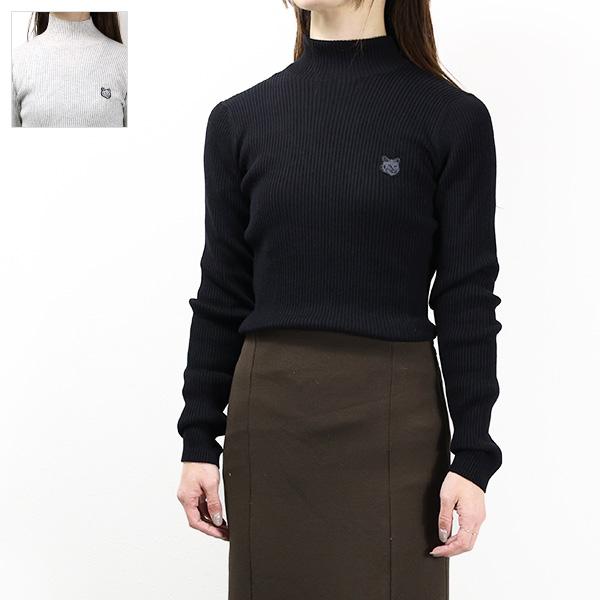 Maison Kitsuné フォックスヘッド タートルネックセーター MAISON KITSUNE（メゾン キツネ） Fox Head Turtleneck Sweater