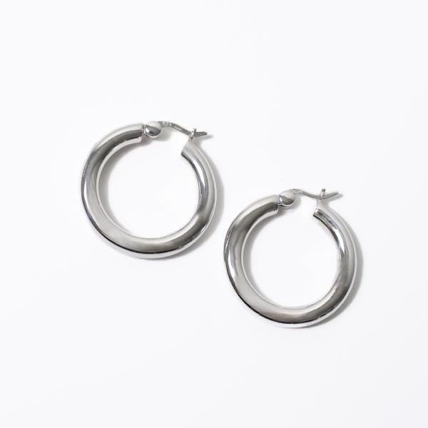 TOM WOOD（トムウッド） Classic Hoops Thick Medium Earrings