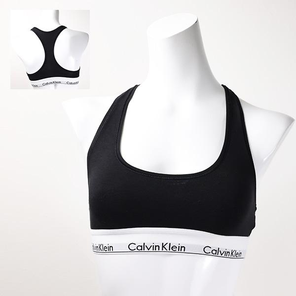 【新品】 カルバンクライン スポーツ ブラ 黒 M 下着 レア USA スポブラ Calvin Klein（カルバン・クライン） 下着 レディース 上下セット