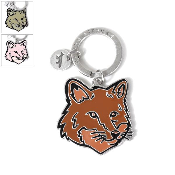 【メゾンキツネ 】メタルキーリング　キーホルダー　BOLD FOX HEAD MAISON KITSUNE（メゾン キツネ） Bold Fox Head Keyring キーリング
