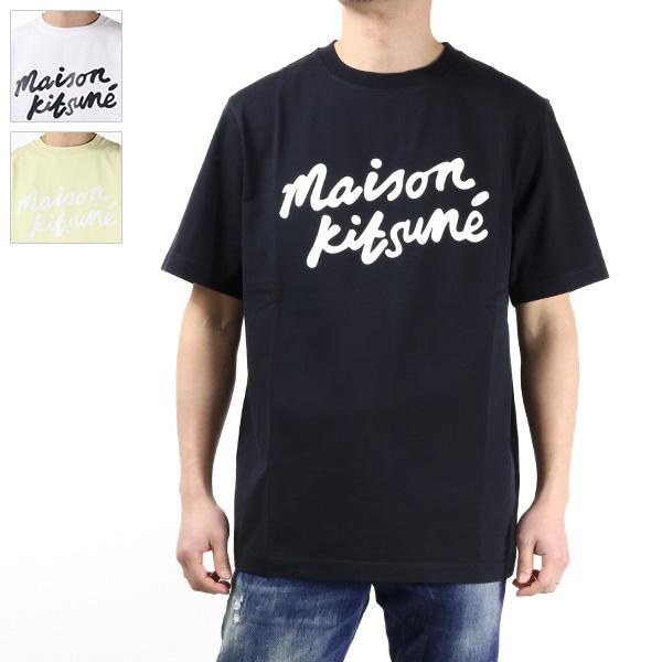 MAISON KITSUNE（メゾン キツネ） Handwriting Logo Comfort T-Shirt T