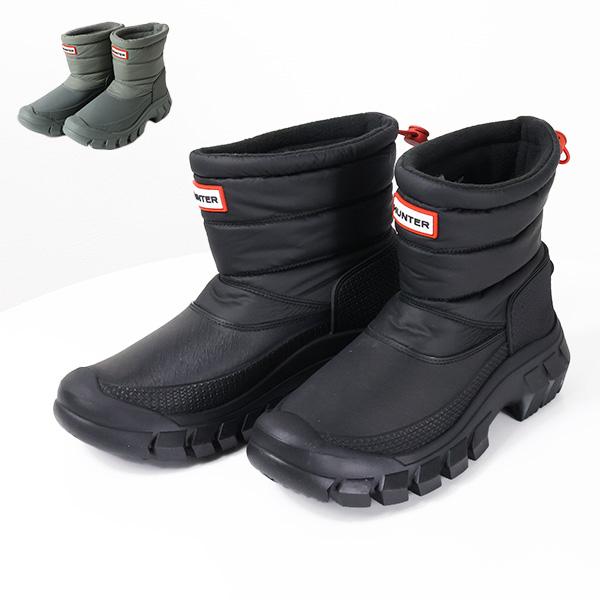 美品✨HUNTER ハンター メンズ　インシュレーテッドスノーショートブーツ HUNTER（ハンター） W INTREPID SHORT SNOW BOOTS WFS2108WWU スノー