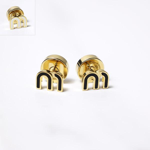 miu miu（ミュウミュウ） Enameled Metal Earrings ピアス スタッド