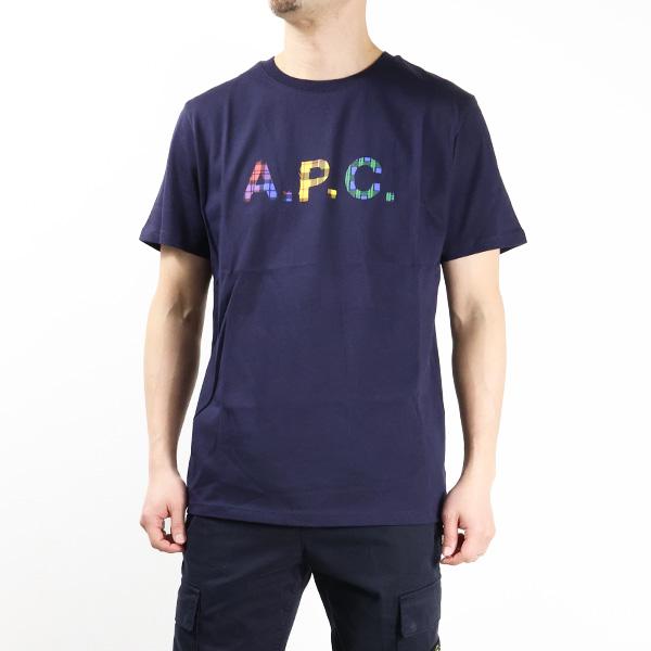 A.P.C. ダークブルー Tシャツ ゴルフデザイン A.P.C. ダークブルー Tシャツ ゴルフデザイン