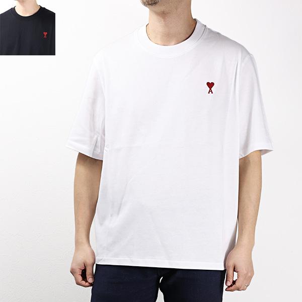 【超人気デザイン】 アミ パリス ハート刺繍 バックロゴ 即完売カラー Tシャツ AMI PARIS アミ パリス Ami de Coeur Boxy Fit T-Shirts Tシャツ 半袖