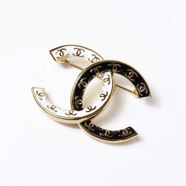 CHANEL CCロゴ ブローチ ゴールド CHANEL [正規ラッピング済] シャネル ブローチ アクセサリー CC