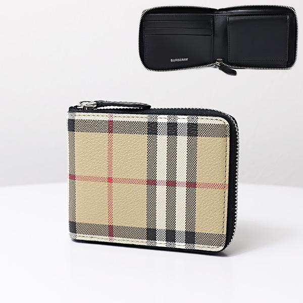 BURBERRY（バーバリー） Check Ziparound Wallet 二つ折り財布