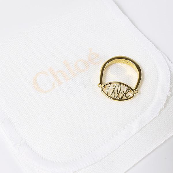 VIP【Chloe】クロエ ダーシーリングロゴ 真鍮 サルシー ゴールド Chloe クロエ DARCEY Lace Ring レースリング リング 指輪