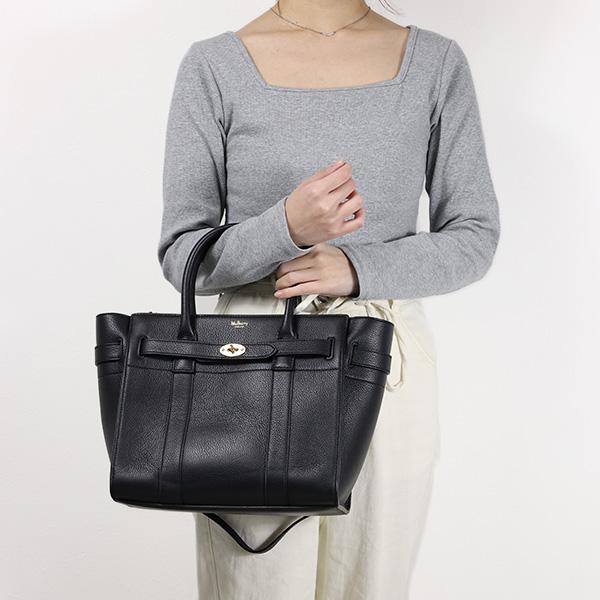 Mulberry MULBERRY マルベリー Small Zipped Bayswater Tote Bag 