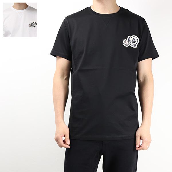 限定品✨モンクレール メッシュTシャツ カーキ レイヤード ロゴパッチ 高級 MONCLER（モンクレール） Logo T-Shirts Tシャツ 半袖 カットソー ロゴ
