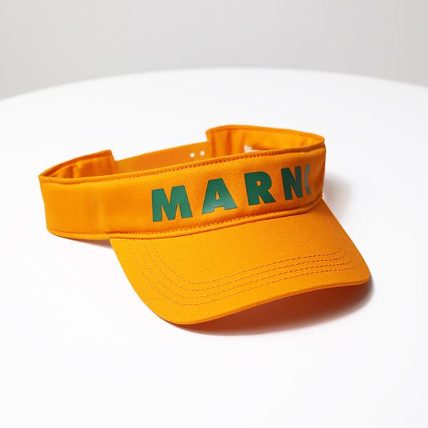MARNI（マルニ） Logo Sun Visor サンバイザー 帽子 日よけ ロゴ