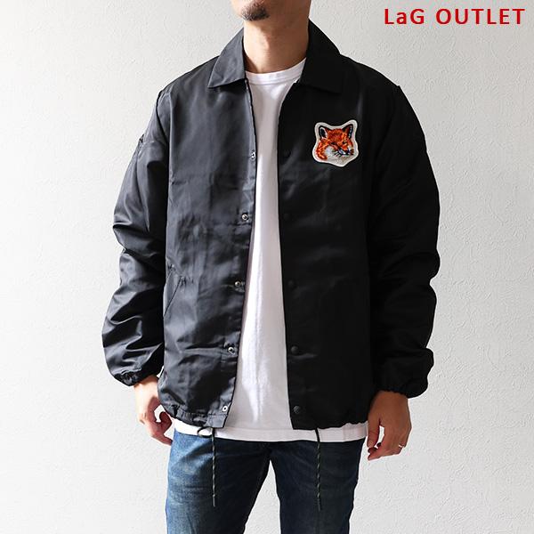 MAISON KITSUNE（メゾン キツネ） Large Velvet Fox Head Windbreaker