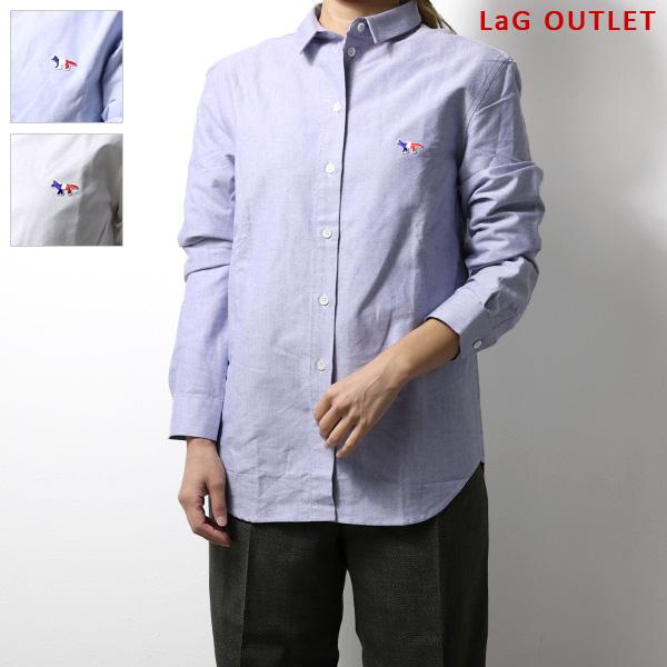 MAISON KITSUNE（メゾン キツネ） Tricolor Fox Patch Shirts