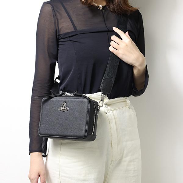 ★Vivienne Westwood★ ブラック Melih カメラバッグ Vivienne Westwood ヴィヴィアンウエストウッド Melih Camera