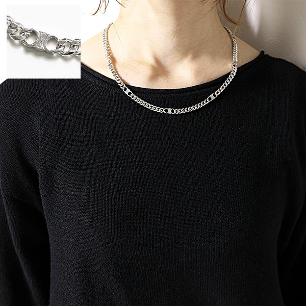 CELINE（セリーヌ） Triomphe Small Gourmette Necklace ネックレス