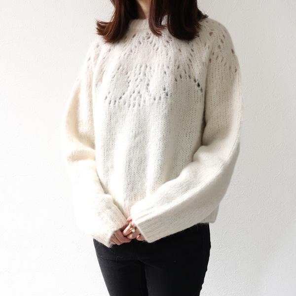 CELINE（セリーヌ） Alpaca Wool Triomphe Sweater フェアアイル 