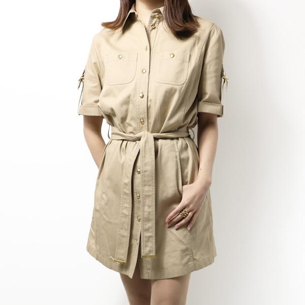 CELINE セリーヌ Cotton Twill Trapeze Mini Dress シャツ