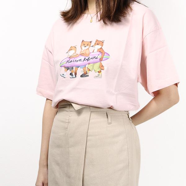 Maison Kitsune メゾンキツネ Surfing Foxes Relaxed T-Shirts Tシャツ 