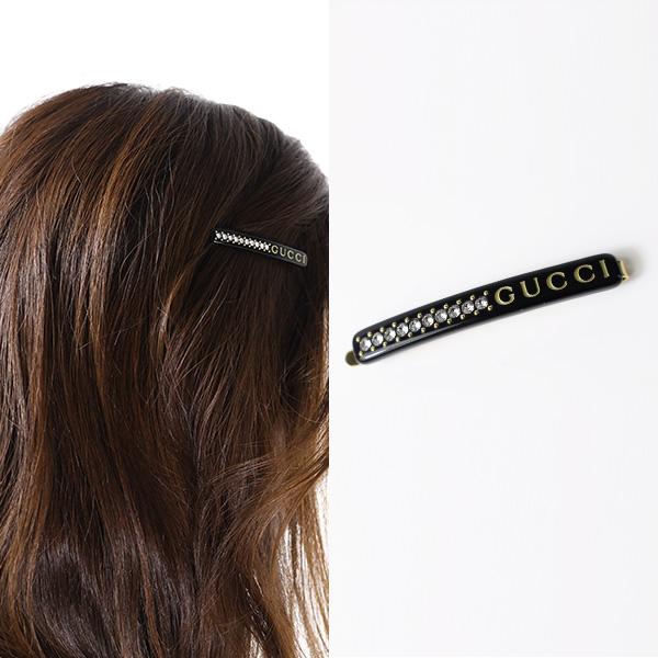 GUCCI（グッチ） Cyrstal GUCCI Hair Clip ヘアクリップ ヘア