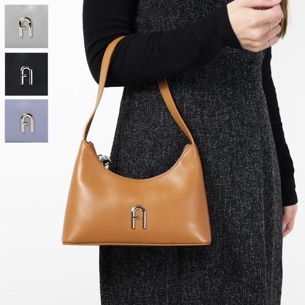 FURLA レザー　ショルダーバッグ　美品 FURLA（フルラ） DIAMANTE MINI SHOULDER BAG ディアマンテ ミニ