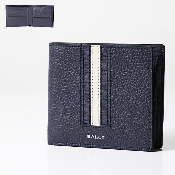 バリー　財布　折りたたみ財布 Bally（バリー） RIBBON Bi-Fold Wallet 二つ折り財布 リボン メンズ