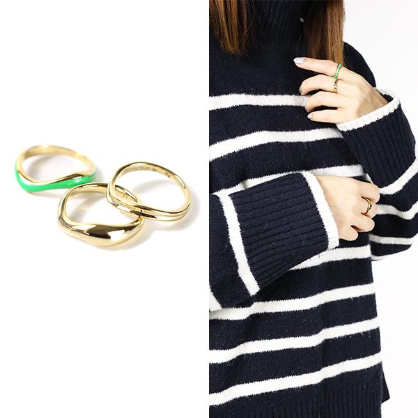 MARIA BLACK（マリアブラック） Aura Neon Ring Stack リング