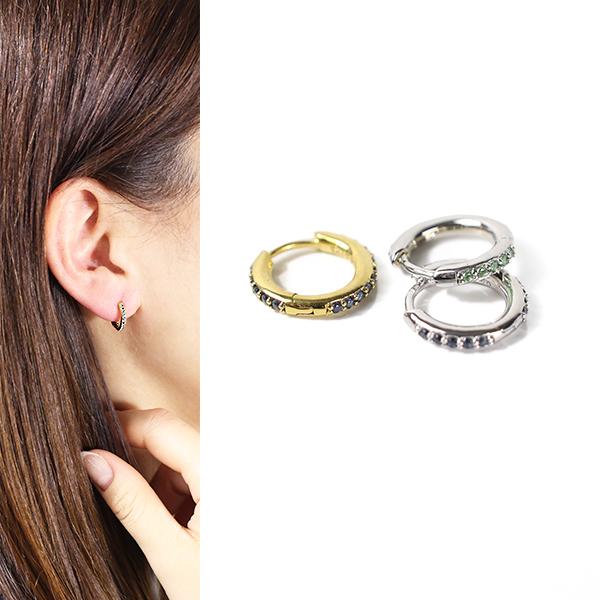 MARIA BLACK（マリアブラック） Mica 8 Huggie Earring ハギー ピアス