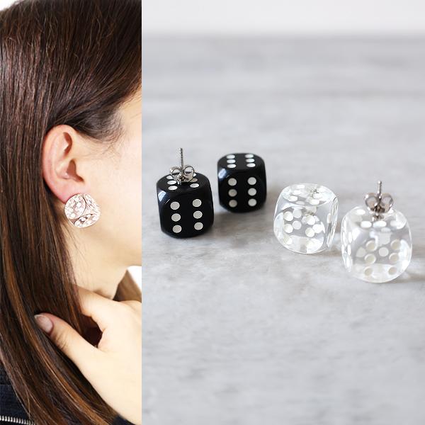 MM6 エムエムシックス Dice Mutif Earrings ピアス レディース